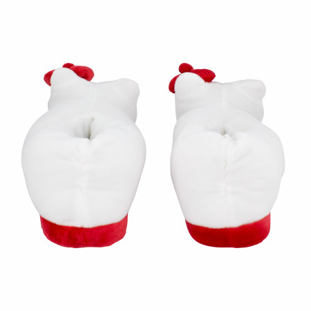 Hello Kitty 3D Plush Face Women's Slippers